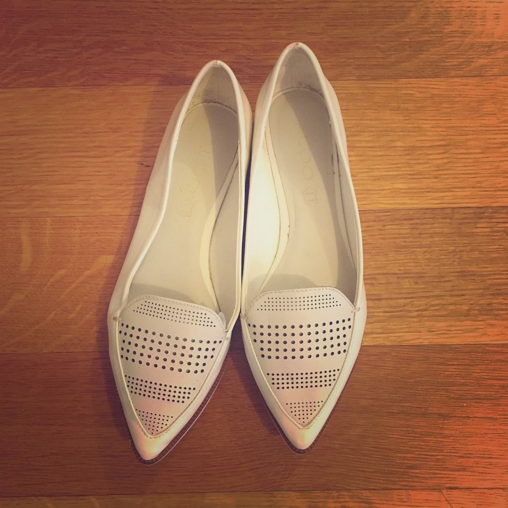 ALDO patent leather loafers